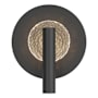 Hubbardton Forge Solstice 11" Tall Wall Sconce Black