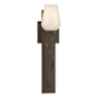 Hubbardton Forge Flora 19" Tall Wall Sconce Bronze / Opal