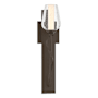 Hubbardton Forge Flora 19" Tall Wall Sconce Bronze / Seedy