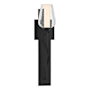 Hubbardton Forge Flora 19" Tall Wall Sconce Black / Seedy