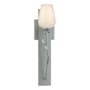 Hubbardton Forge Flora 19" Tall Wall Sconce Vintage Platinum / Opal
