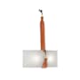 Hubbardton Forge Saratoga 2 Light 25" Tall Wall Sconce Black / Antique Brass / Chestnut / Natural Anna