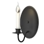 Hubbardton Forge Simple Lines 10" Tall Wall Sconce Black