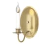 Hubbardton Forge Simple Lines 10" Tall Wall Sconce Modern Brass
