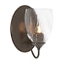 Hubbardton Forge Simple Lines 9" Tall Wall Sconce Bronze / Water