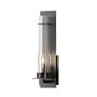 Hubbardton Forge New Town 18" Tall Wall Sconce with Customizable Glass Shade Oil Rubbed Bronze