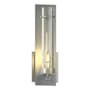 Hubbardton Forge New Town 13" Tall Wall Sconce Vintage Platinum / Seedy
