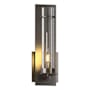 Hubbardton Forge New Town 13" Tall Wall Sconce Oil Rubbed Bronze / Seedy