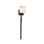 Hubbardton Forge Formae 30" Tall Wall Sconce with Customizable Glass Shade Bronze / Opal