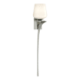 Hubbardton Forge Antasia 27" Tall Wall Sconce Sterling / Opal