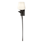 Hubbardton Forge Antasia 27" Tall Wall Sconce Oil Rubbed Bronze / Opal