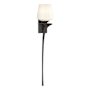 Hubbardton Forge Antasia 27" Tall Wall Sconce Oil Rubbed Bronze / Opal