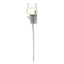Hubbardton Forge Antasia 27" Tall Wall Sconce Vintage Platinum / Clear
