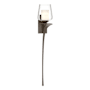 Hubbardton Forge Antasia 27" Tall Wall Sconce Bronze / Clear