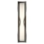 Hubbardton Forge Dune 4 Light 24" Tall Wall Sconce Dark Smoke / Opal