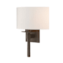 Hubbardton Forge Beacon Hall 13" Tall Wall Sconce Bronze / Flax
