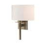 Hubbardton Forge Beacon Hall 13" Tall Wall Sconce Soft Gold / Flax