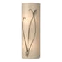 Hubbardton Forge Leaf 2 Light 17" Tall Wall Sconce Soft Gold / White Art