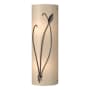 Hubbardton Forge Leaf 2 Light 17" Tall Wall Sconce Oil Rubbed Bronze / White Art