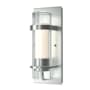 Hubbardton Forge Banded 12" Tall Wall Sconce Vintage Platinum / Seedy