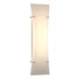 Hubbardton Forge Bento 3 Light 25" Tall Wall Sconce with Customizable Glass Shade Vintage Platinum / Spun Frost