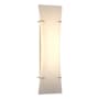 Hubbardton Forge Bento 3 Light 25" Tall Wall Sconce with Customizable Glass Shade Soft Gold / Spun Frost