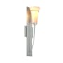 Hubbardton Forge Banded 21" Tall Wall Sconce Vintage Platinum / Opal