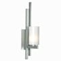 Hubbardton Forge Ondrian 17" Tall Wall Sconce Vintage Platinum / Opal