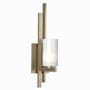 Hubbardton Forge Ondrian 17" Tall Wall Sconce Soft Gold / Opal