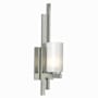 Hubbardton Forge Ondrian 17" Tall Wall Sconce Sterling / Opal