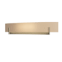 Hubbardton Forge Axis 2 Light 6" Tall Wall Sconce Soft Gold / Sand