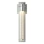 Hubbardton Forge Airis 18" Tall Wall Sconce with Shade Options Vintage Platinum / Seedy
