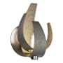 Hubbardton Forge Corona 10" Tall Wall Sconce Oil Rubbed Bronze / Clear