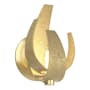 Hubbardton Forge Corona 10" Tall Wall Sconce Modern Brass / Clear