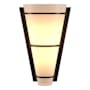 Hubbardton Forge Half Cone 10" Tall Wall Sconce Oil Rubbed Bronze / Opal