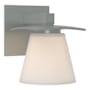 Hubbardton Forge Wren 7" Tall Wall Sconce Vintage Platinum / Opal