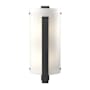 Hubbardton Forge Vertical Bar 2 Light 18" Tall Wall Sconce Black / White Art