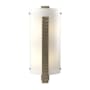 Hubbardton Forge Vertical Bar 2 Light 18" Tall Wall Sconce Soft Gold / White Art
