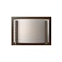 Hubbardton Forge Vertical Bar 9" Tall Wall Sconce Bronze / White Art