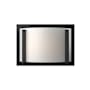 Hubbardton Forge Vertical Bar 9" Tall Wall Sconce Black / White Art
