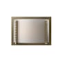 Hubbardton Forge Vertical Bar 9" Tall Wall Sconce Soft Gold / White Art