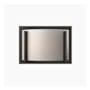 Hubbardton Forge Vertical Bar 9" Tall Wall Sconce Oil Rubbed Bronze / White Art