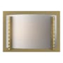 Hubbardton Forge Vertical Bar 9" Tall Wall Sconce Modern Brass / White Art