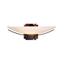 Hubbardton Forge Impressions 6" Tall Wall Sconce Bronze / Opal