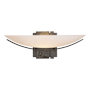 Hubbardton Forge Impressions 6" Tall Wall Sconce Oil Rubbed Bronze / Opal