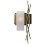 Hubbardton Forge Brindille 19" Tall Wall Sconce Modern Brass / Opal