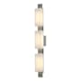 Hubbardton Forge Oceanus 3 Light 5" Tall Wall Sconce Vintage Platinum / Opal
