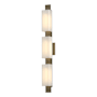 Hubbardton Forge Oceanus 3 Light 5" Tall Wall Sconce Soft Gold / Opal