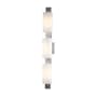 Hubbardton Forge Oceanus 3 Light 5" Tall Wall Sconce Sterling / Opal