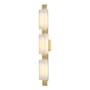 Hubbardton Forge Oceanus 3 Light 5" Tall Wall Sconce Modern Brass / Opal